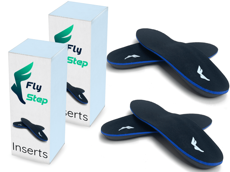 2 pairs - FlyStep™ Medical Grade Inserts - Men (UK Sizing)
